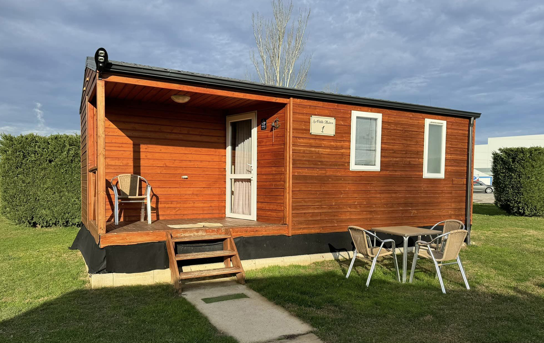 mobil home segunda mano con terraza modelo Ohara